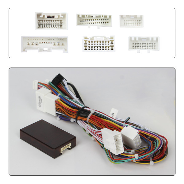 Переходной штатный комплект с проводкой Lexus LS460 LS600H XF40 lV 2006-2012 10" (1234-284) + canbus