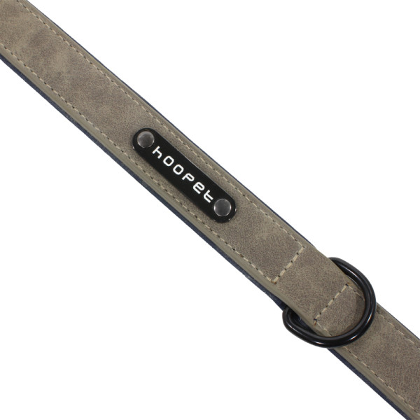 Ошейник двухслойный для собак Hoopet W033 Grey M