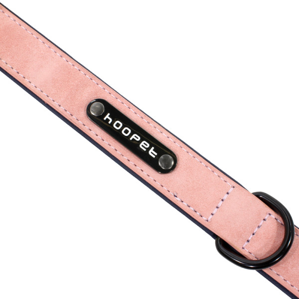 Ошейник двухслойный для собак Hoopet W033 Pink XL