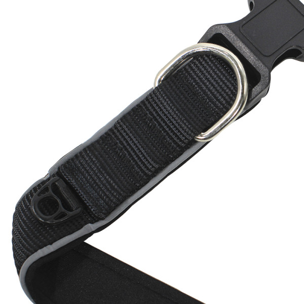 Ошейник двухслойный для собак Taotaopets 181-2019 S Black