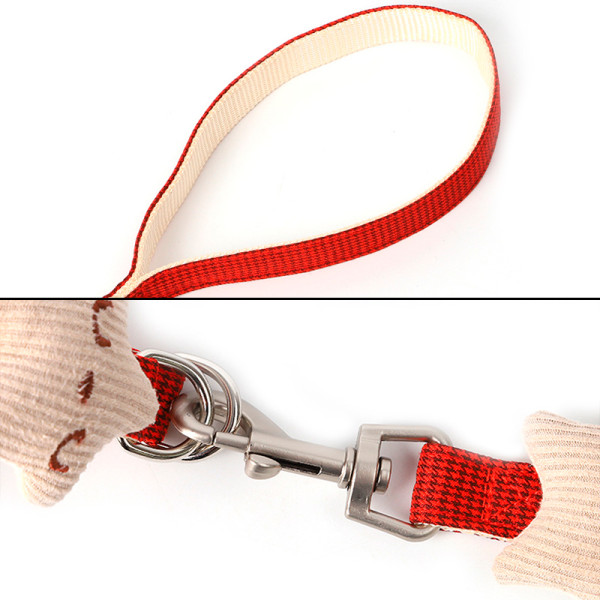 Шлея для собак или кошек с поводком Taotaopets 1710118 Red (1.0 cm)