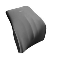 Универсальная поясничная подушка на сиденье DACRT для спины с эффектом памяти ортопедическая Gray