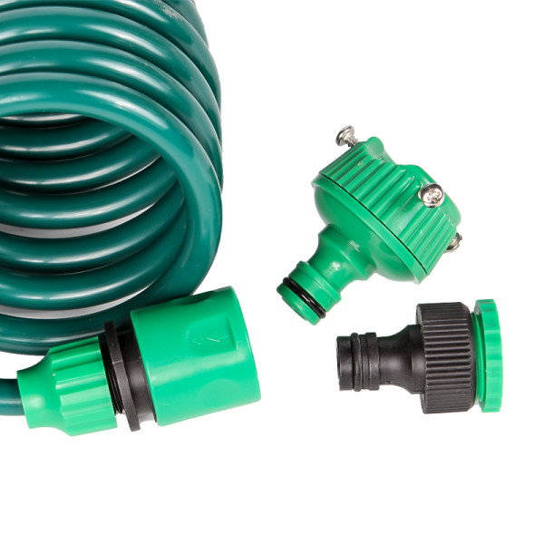 Набор поливочный шланг BlueBird BB-1208 на катушке пистолет с распылителем 7-ми режимный 7,5 м