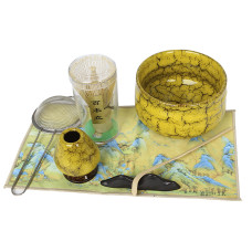 Набор Mavanto 5424 для приготовления чая матча 7 предметов Mustard