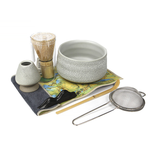 Набор Mavanto 5456 для приготовления чая матча 7 предметов Gray