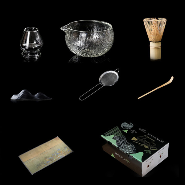 Набор Mavanto 5465 для приготовления чая матча 7 предметов Transparent