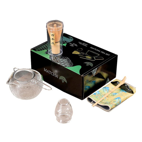 Набор Mavanto 5465 для приготовления чая матча 7 предметов Transparent