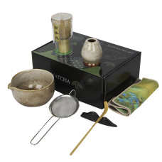 Набор Mavanto 7458 для приготовления чая матча 7 предметов Gray