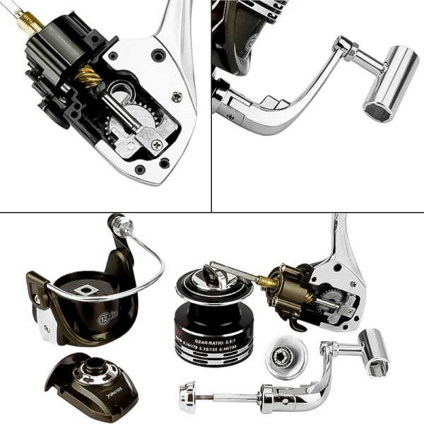 Катушка безынерционная Yumoshi BY 4000 Black