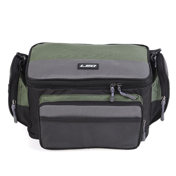 Сумка для рыболовных снастей LEO 27993 Green-Grey 42*26*17 см