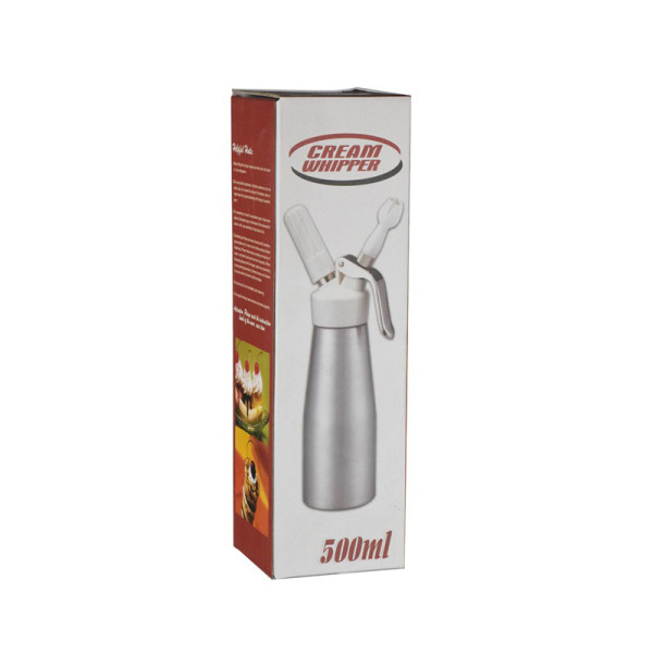 Сифон для взбивания сливок Ecocoffeetools NP500 нержавеющая сталь кремер 500 мл Silver