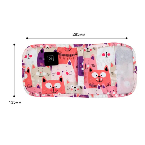 Портативный подогреватель AQW5G Cats для детской бутылочки USB 3 режима Pink