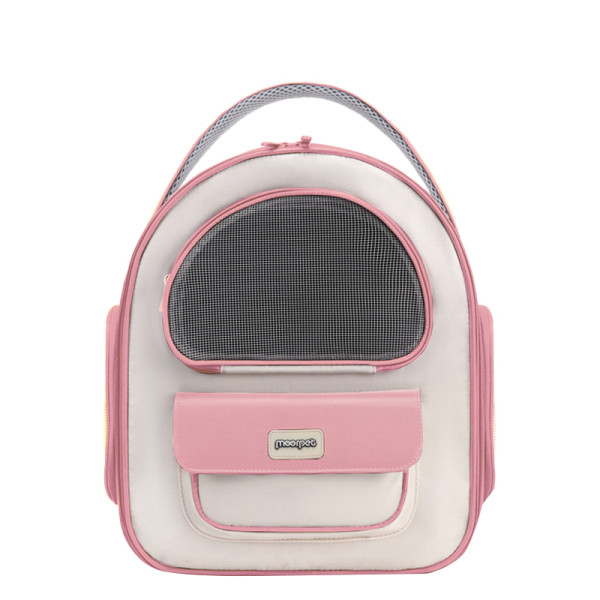 Рюкзак-переноска для животных кошек и собак Moorpet 242210 33*34*22 см Pink
