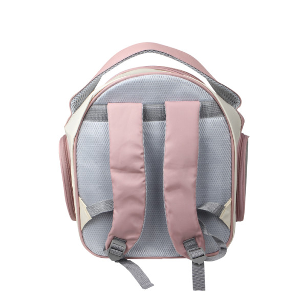 Рюкзак-переноска для животных кошек и собак Moorpet 242210 33*34*22 см Pink