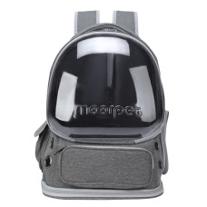 Рюкзак-переноска для кошек Taotaopets 251103 Panoramic с прозрачным окном Gray