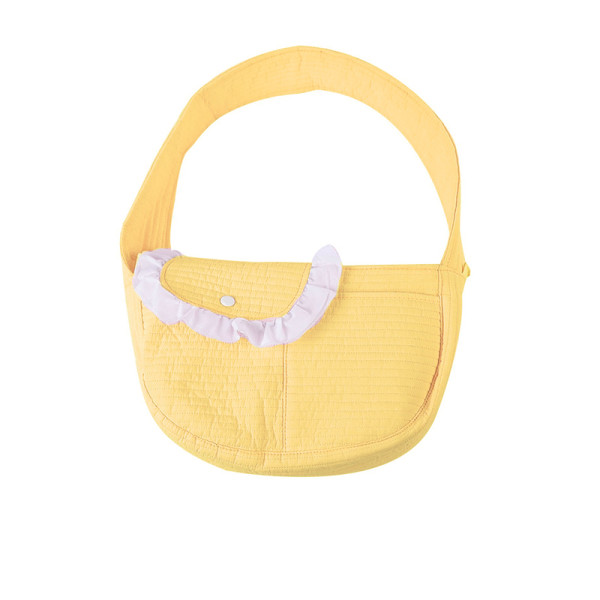 Слинг-переноска для котов и собак SY-2022-0502 Yellow L (43*11*29 см)