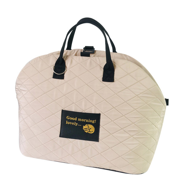 Сумка-переноска для животных S82 для собак и кошек автомобильная портативная Beige