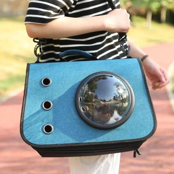 Сумка-переноска для кошек Taotaopets 254405 40*25*25 cm Dark Blue