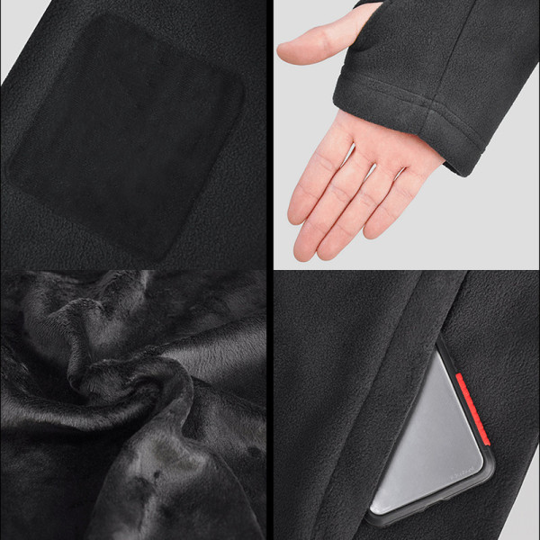 Тактическая флисовая толстовка Han-Wild HW012 Black M