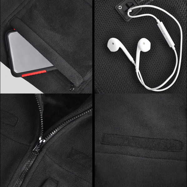 Тактическая флисовая толстовка Han-Wild HW012 Black M