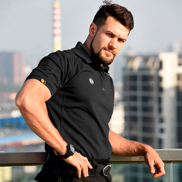 Тактическая футболка Han-Wild 00258 Black 3XL