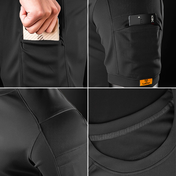 Тактическая футболка с коротким рукавом S.archon S299 CMAX Black 2XL