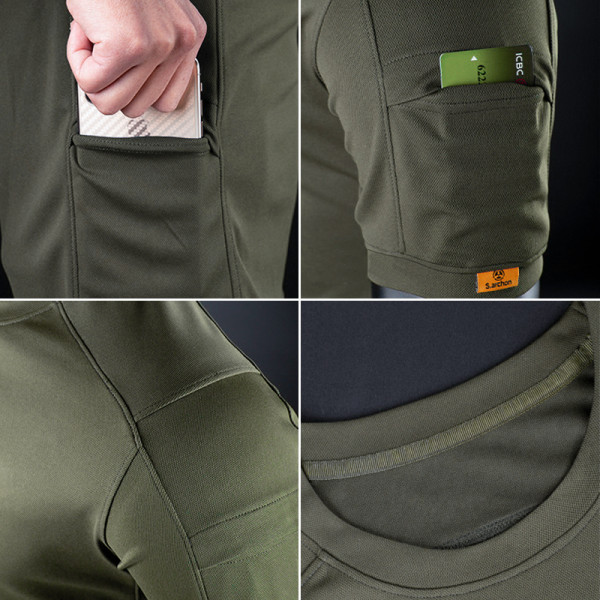 Тактическая футболка с коротким рукавом S.archon S299 CMAX Green XL