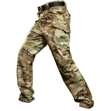 Зимние тактические штаны Soft shell S.archon X9JRK Camouflage CP на флисе M