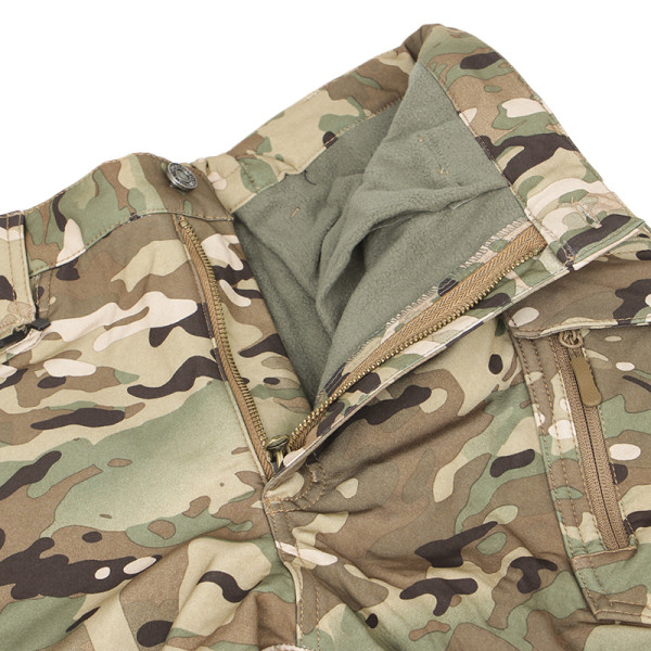 Зимние тактические штаны Soft shell S.archon X9JRK Camouflage CP на флисе XL
