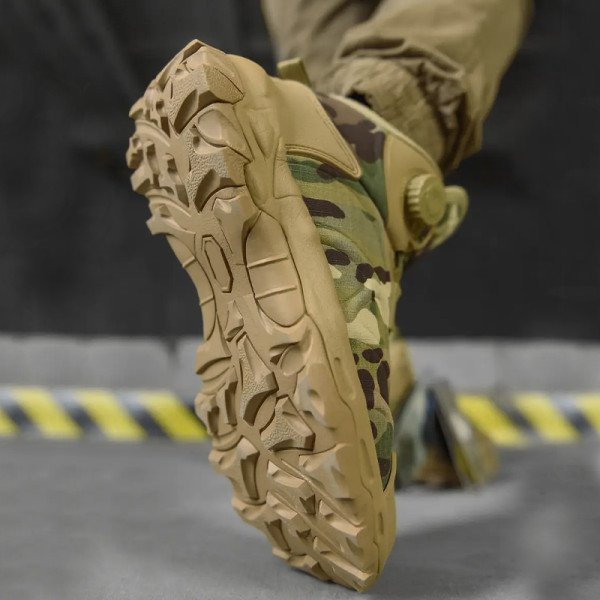 Ботинки тактические 661 автоматическая пряжка Camouflage CP 45