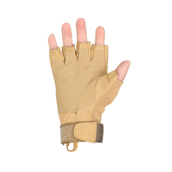 Перчатки тактические беспалые E302 Sand Khaki L