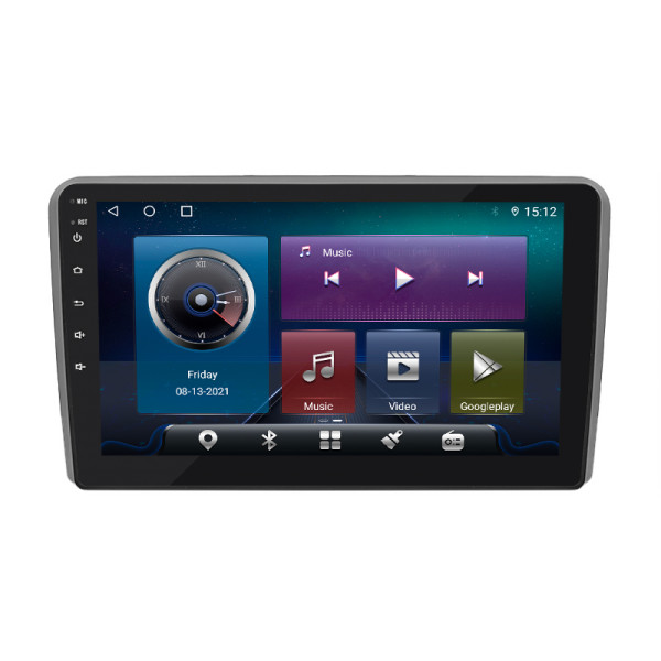 Штатная магнитола Lesko для Audi A3 II (8P) Рестайлинг 1 2004-2008 экран 9" 4/64Gb 4G Wi-Fi GPS Top