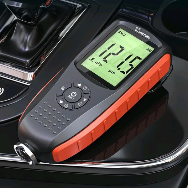 Толщиномер VDIAGTOOL VC-200 определяет толщину ЛКП до 1500 мкм автоматически распознает тип подложки железо алюминий