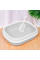 Туалет лоток для кошек с лопаткой Taotaopets 225501 46*38*13 см Gray