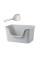 Туалет лоток для кошек с лопаткой Taotaopets 262207 Gray