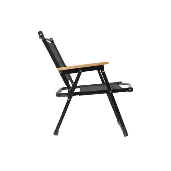 Кресло туристическое S3344 складное для сада туризма рыбалки Black