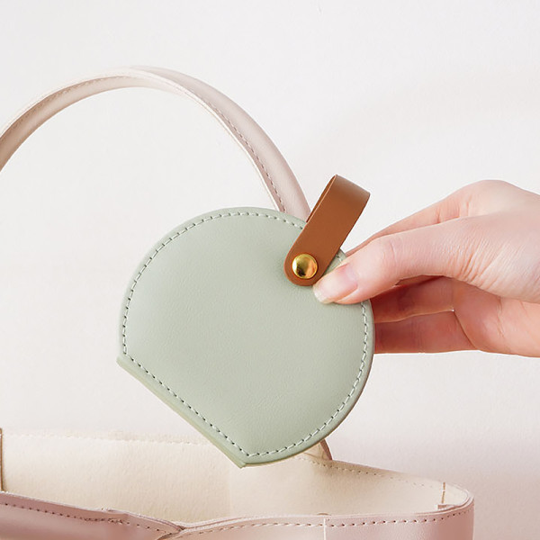 Органайзер сумочка Casegrace SP-01278 для украшений и ювелирных изделий с ручкой 10*9*4,5 см Green