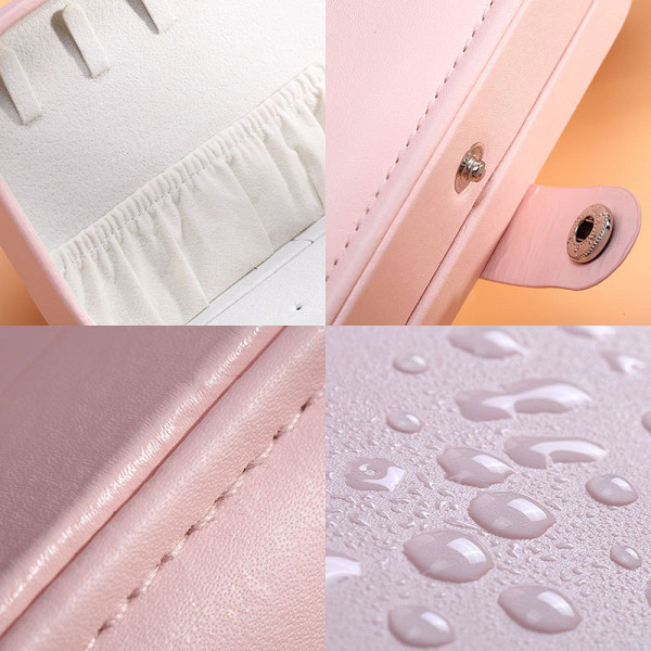 Шкатулка Casegrace SP-01161 для украшений и ювелирных изделий портативная 16*11*5 см Pink