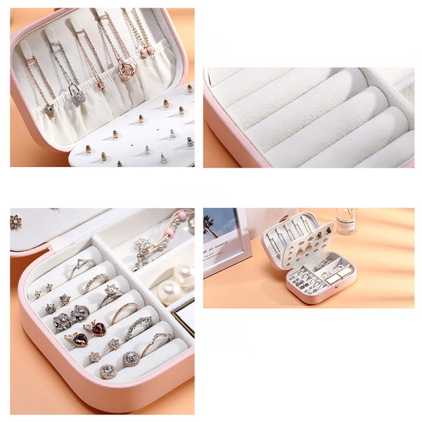 Шкатулка Casegrace SP-01161 для украшений и ювелирных изделий портативная 16*11*5 см Pink