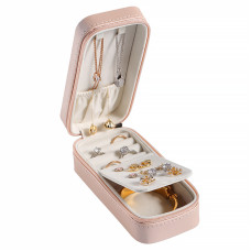 Шкатулка Casegrace SP-01185 для украшений и ювелирных изделий портативная 15*6,5*4,8 см Pink