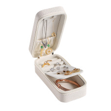 Шкатулка Casegrace SP-01185 для украшений и ювелирных изделий портативная 15*6,5*4,8 см White