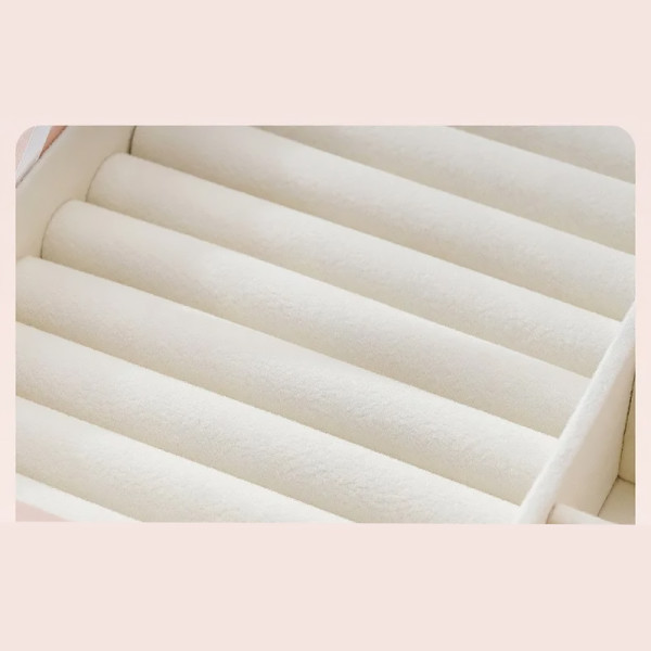 Шкатулка Casegrace SP-01261 для украшений и ювелирных изделий двухуровневая  23*17*12 см Pink