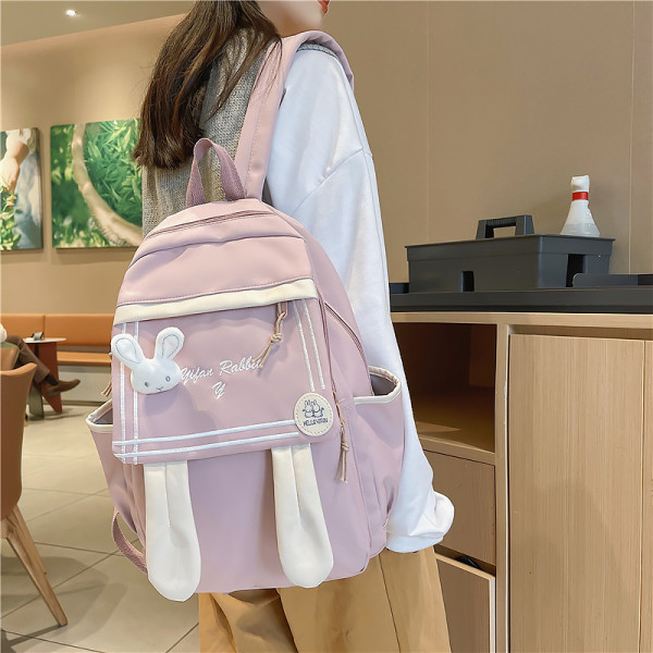 Рюкзак подростковый 21727 Зайка 20L Pink