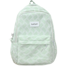 Рюкзак подростковый 5108 для ноутбука 14" водонепроницаемый 2 отделения 20-35 л Green