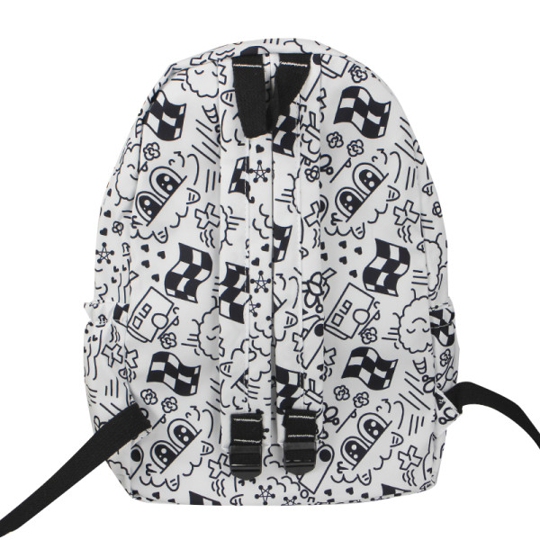 Рюкзак подростковый 5154 с рисунками 20-35 л Black