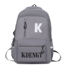 Рюкзак подростковый 5504 для ноутбука 14" водонепроницаемый 2 отделения 20-35 л Gray