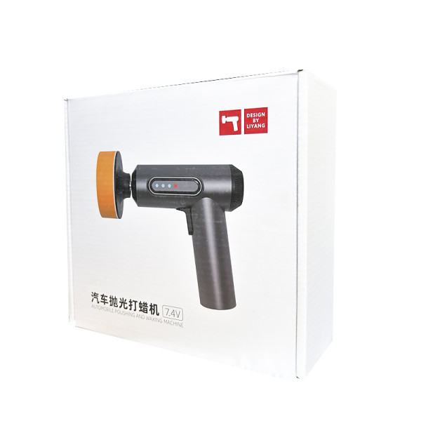 Ручная полировочная машинка LY-02 для авто аккумуляторная для полировки чистки машины 3 диска USB