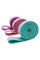 Набор резинок для фитнеса AOLIKES RB-3607 3шт Green+Pink+Violet