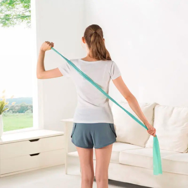 Эластичная лента AOLIKES LD-3605 150см для йоги и пилатеса фитнеса и силовых тренировок Tiffany